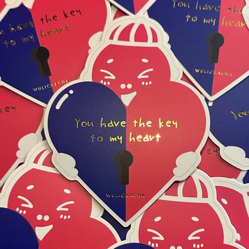 Wulichacha-You have the key to my heart - Card for your love