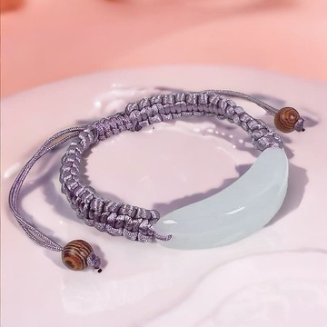 【願‧無事】冰種翡翠無事牌編織手鍊 | 天然緬甸玉翡翠A貨 |送禮