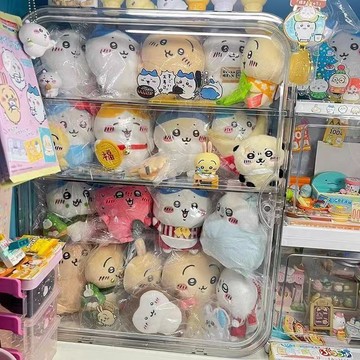 臺灣+免運✨玩偶展示盒 置物架磁吸收納盒桌面展示櫃公仔收納櫃透明亞克力透明展示盒
