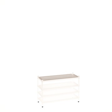 [客尊屋]粗管/沖孔/35x90x60hcm 白騎士沖孔 四層架白騎士