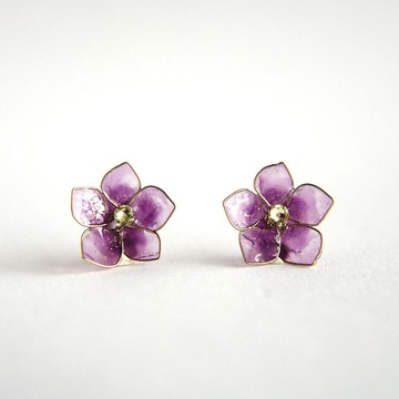 橘梗 耳針 耳夾 無耳洞耳夾