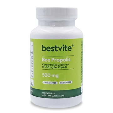 【美國BestVite】必賜力高濃縮蜂膠膠囊1瓶(120顆*1瓶)