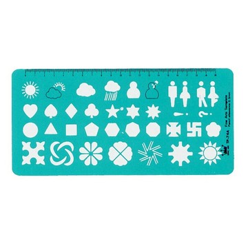 【 徠福 】美術定規 / 片 TP-74A