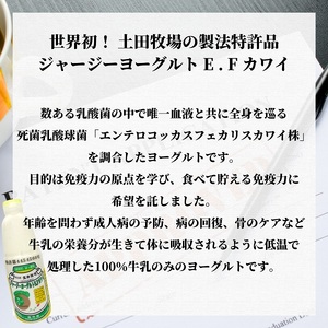 毎月お届け！ジャージー ヨーグルト(E・Fカワイ)900ml×3本 12ヶ月定期便(飲む ヨーグルト)