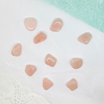 Edith & Jaz • 人緣之石│粉晶蔷薇水晶原石小號10顆 Set D-F