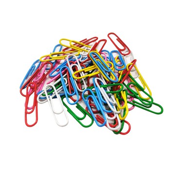 8944 彩色迴紋針(100入) 文件夾書籤整理夾