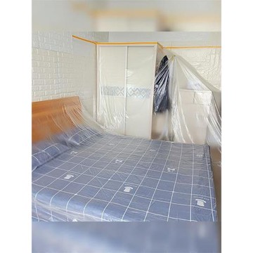 床頭柜防塵布套 臥室加厚保溫封窗戶薄膜紙防塵塑料布裝修家具