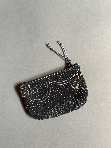 手工 古布 零錢包 雪花 handmade kofu coin pouch