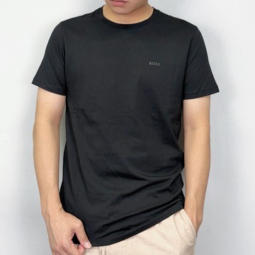 【New START精品服飾-員林】現貨 Boss 膠印小字母 短袖上衣 短T 素T