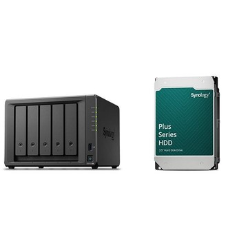 Synology 〈鈔省價〉DS1525+ 5Bay NAS+HAT3320 PLUS 8TB NAS硬碟(X2)