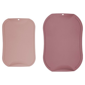 Doble 韓國製專利防刮抗菌砧板  1套  小型 + 中型  鮭魚色 + 乾燥玫瑰色