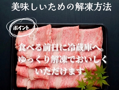 厳選宮崎牛メス指定　Ａ５等級リブロースすき焼き　500ｇ（ふるさと納税 国産 牛肉 黒毛和牛 宮崎牛 希少部位 ロース すき焼き 冷凍 産地直送 送料無料）