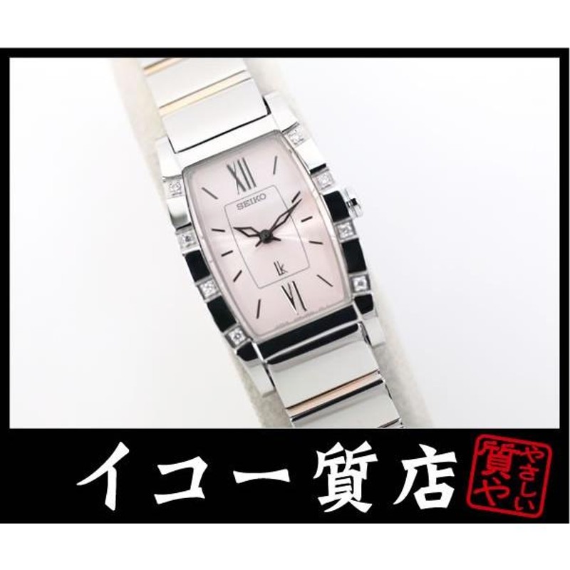 【電池新品、極美品、未使用】セイコー　ルキア　8Pダイヤ　1F20-0BK0 新品電池交換済 SEIKO 腕時計 ルキア 8P ダイヤ 1F20 0BK0の通販