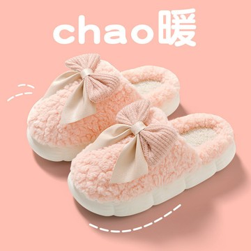 💗特惠💗包頭棉拖鞋 女士秋冬季室內保暖厚底情侶鞋 家居一對毛毛絨拖鞋女 冬天拖鞋