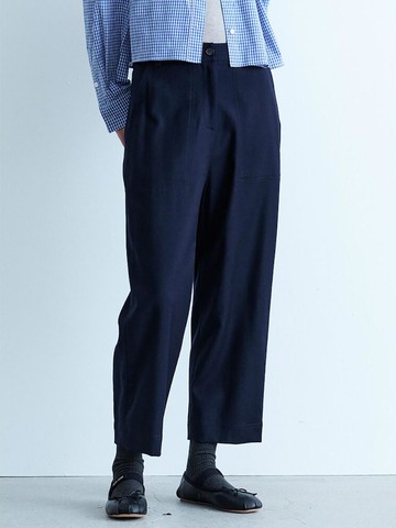 Signature Slim Straight Pants Navy (KE4821M05R)
