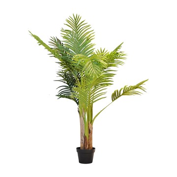 YU Living 仿真棕櫚樹綠色植物盆栽 人造植物盆栽(高140CM/綠色)