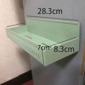 小清新綠色磁鐵冰箱側面調料架廚房縫隙小號夾縫空間利用收納架