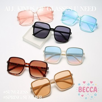 💝Becca【現貨-快速出貨】90009 墨鏡 太陽眼鏡 多功能眼鏡夏天 鏡框 黑框眼鏡 無度數眼鏡