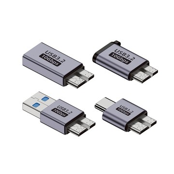 【ibits】MDD Micro B轉接頭 Type-C 公/母 USB3.0 公/母 10Gbps傳輸 7.5W功率