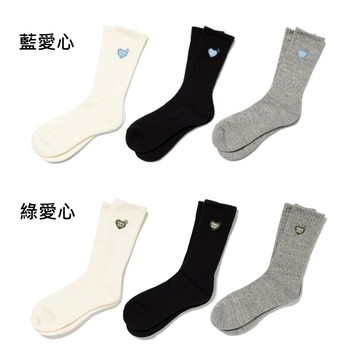AirRoom 全新正品現貨 2024SS HUMAN MADE PILE SOCKS 藍 綠 愛心 襪子 長襪