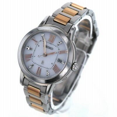 セイコー SEIKO ルキア 1Pダイヤモンド 1B22-0CK0 ソーラー