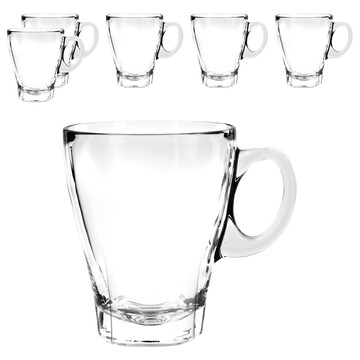 Ocean Glass 可啡 新美式咖啡杯 355ml  透明  6個