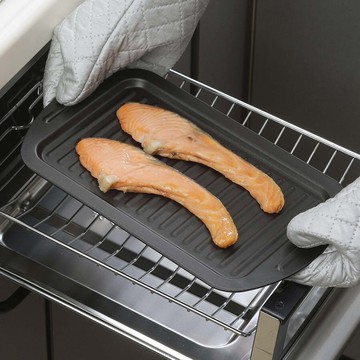 【領券滿額折100】 日本製 下村企販 不鏽鋼烤箱專用炙烤盤