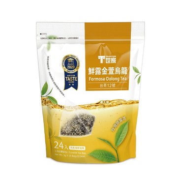 T世家鮮露金萱烏龍三角立體茶包3gx24