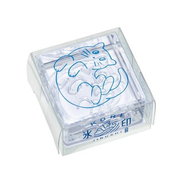 【KING JIM】HITOTOKI 冰塊水晶印章 L 貓咪