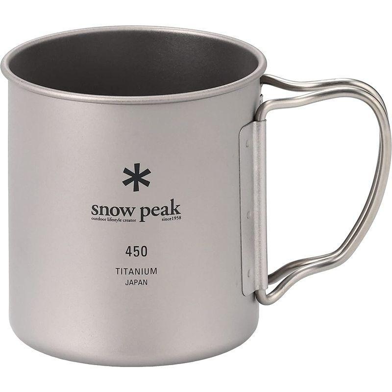 スノーピーク(snow peak) マグ・シェラカップ チタン シングルマグ 450ml MG-143