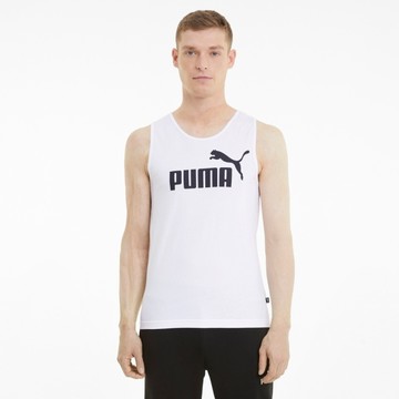 PUMA 背心 基本系列 NO.1 白 LOGO 休閒背心 男 58667002