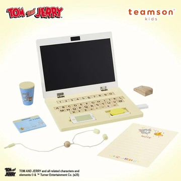 Teamson~木製磁吸筆記型電腦豪華辦公組 新版 Tom and Jerry{樂步客 LoveBook}