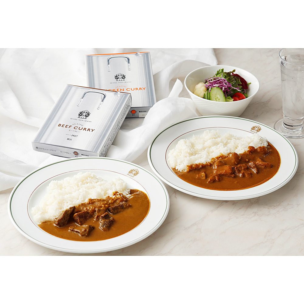 HOTEL NEW GRAND ホテルニューグランド レトルトカレーギフト（ビーフ2個×チキン2個）