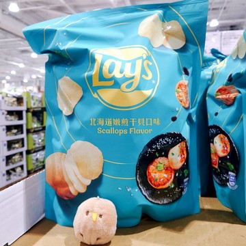COSTCO 好市多 樂事 LAY'S 北海道嫩煎干貝洋芋片 北海道 干貝 洋芋片 干貝洋芋片 大包裝 大包 嫩煎干貝