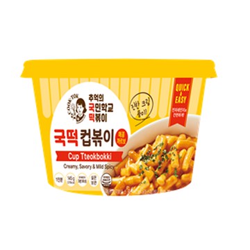Cook Tok辣炒年糕(甜辣奶油白醬風味) 碗裝