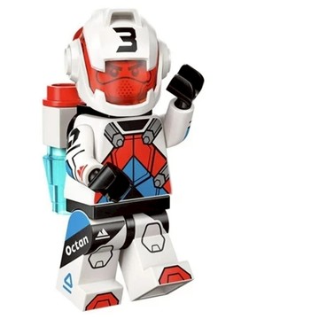 ||高雄 宅媽|樂高 積木|| LEGO“71048-3 噴射背包賽車手 “（已拆，夾鏈袋裝）