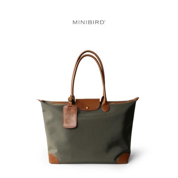 通勤旅行皆隨心丨手提單肩一包多用無折痕大容量出行尼龍托特包