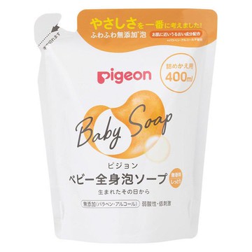 貝親 嬰兒全身泡沫皂 滋潤型 無香味 補充包