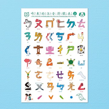 海報 / A2注音符號海報2.0 / 咚東牌