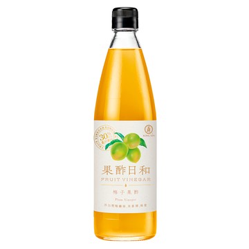 Kong Yen 果酢日和 梅子果酢  添加果寡糖  590ml  1瓶