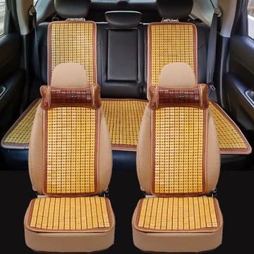 夏季汽車坐墊竹片涼墊單座墊竹墊竹子夏涼小車后排涼席車墊小蠻腰