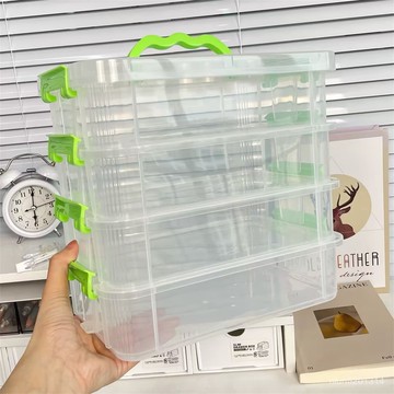 🔥臺灣出貨🔥積木收納盒分類盒子裝玩具積木零件分格抽屜儲物整理箱桌麵收納盒 I6WE