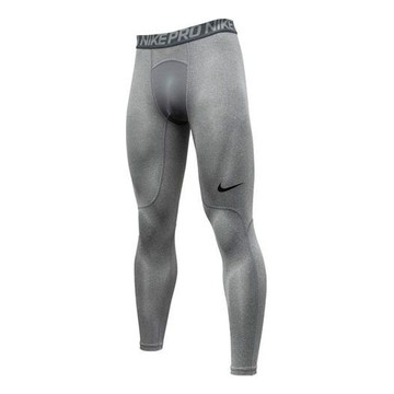 Nike Logo Sports Training Quick Dry Leggings Gray