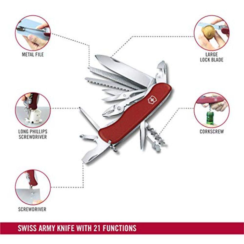 VICTORINOX ワークチャンプ レッド 全長111mm