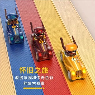 兒童跨境玩具車慣性車電動音樂故事功能男孩車模禮物遙控車益智