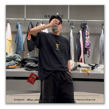 【HAO NICE】大男孩Balenciaga 巴黎世家 上海經銷商蘭博基尼聯名 盾牌徽標 賽車風短袖 短T