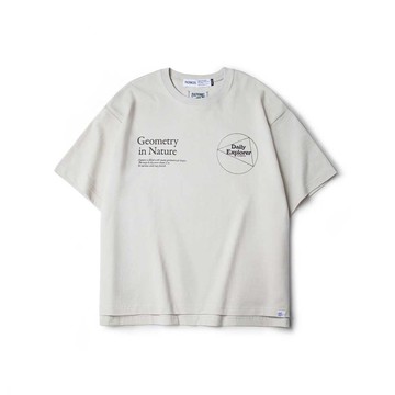 【全館滿額折】 Filter017 Daily Explorer™ Geometry In Nature Tee 杏 日常探尋者系列 自然幾何厚磅 上衣 短袖 男女款 H7074【新竹皇家】