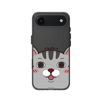 iPhone Air Clear (相機按鈕) 酷墨灰 - VITA VITA．塔仔是隻貓 - 靠很近款