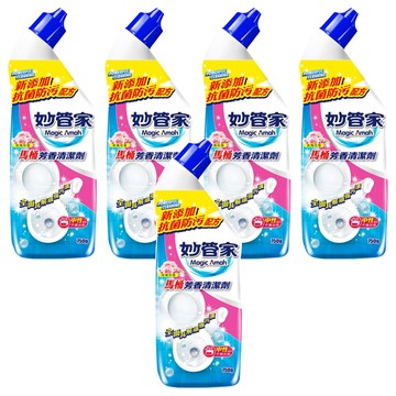 Magic Amah 妙管家 馬桶芳香清潔劑 新添加抗菌防污配方  750g  5瓶