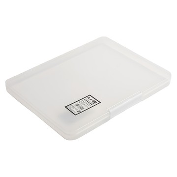 izumi a4單色文具盒 3579m  霧白色  1組